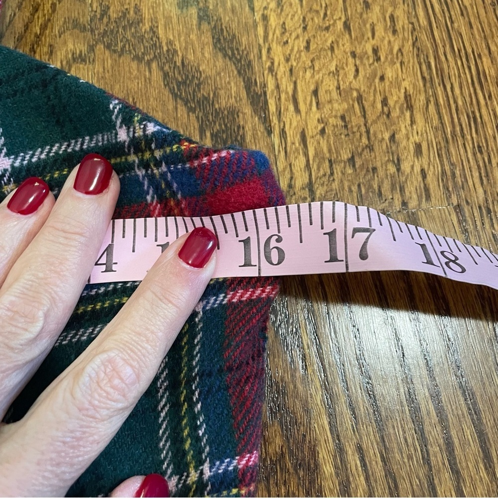 Copper Key Red Green Tartan Jumper Pinafore Dress Holiday Size Junior Small,NWOT - Picture 7 of 9